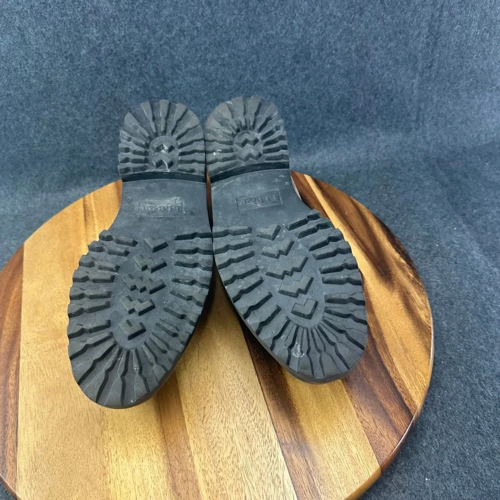LL BEAN Allagash Handsewn Shoes Slip On Mocs Lugged Lightweight Sole Men's 10D